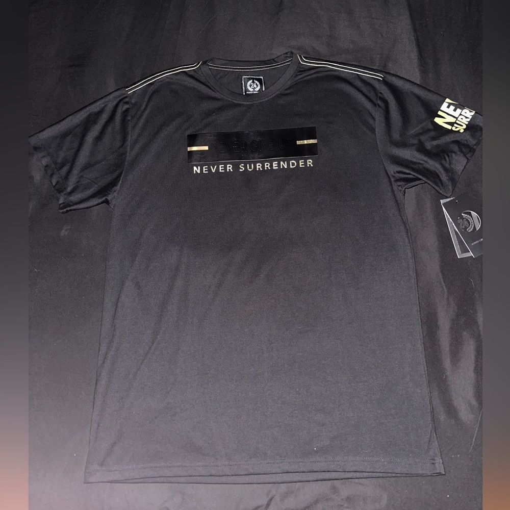 Men’s never surrender shirt